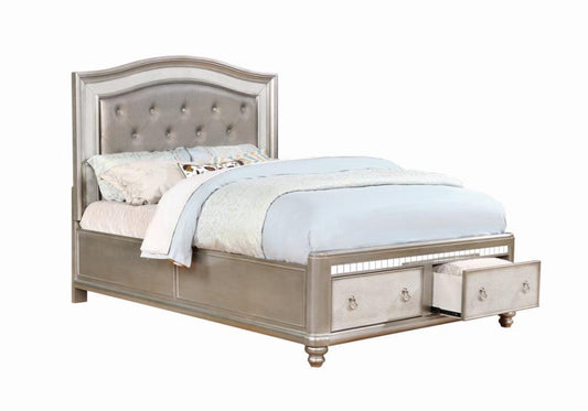 Bling Game - Upholstered Storage Bed Bedroom Set