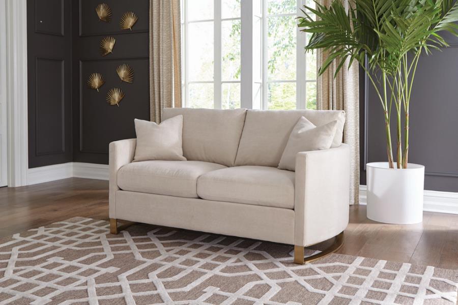 Corliss - Loveseat - Beige