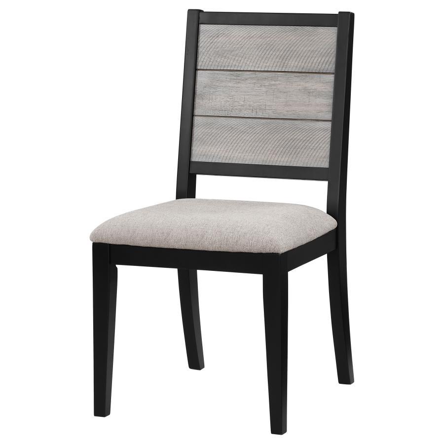 Dining Chair (Set of 2) - Dove Grey / Black