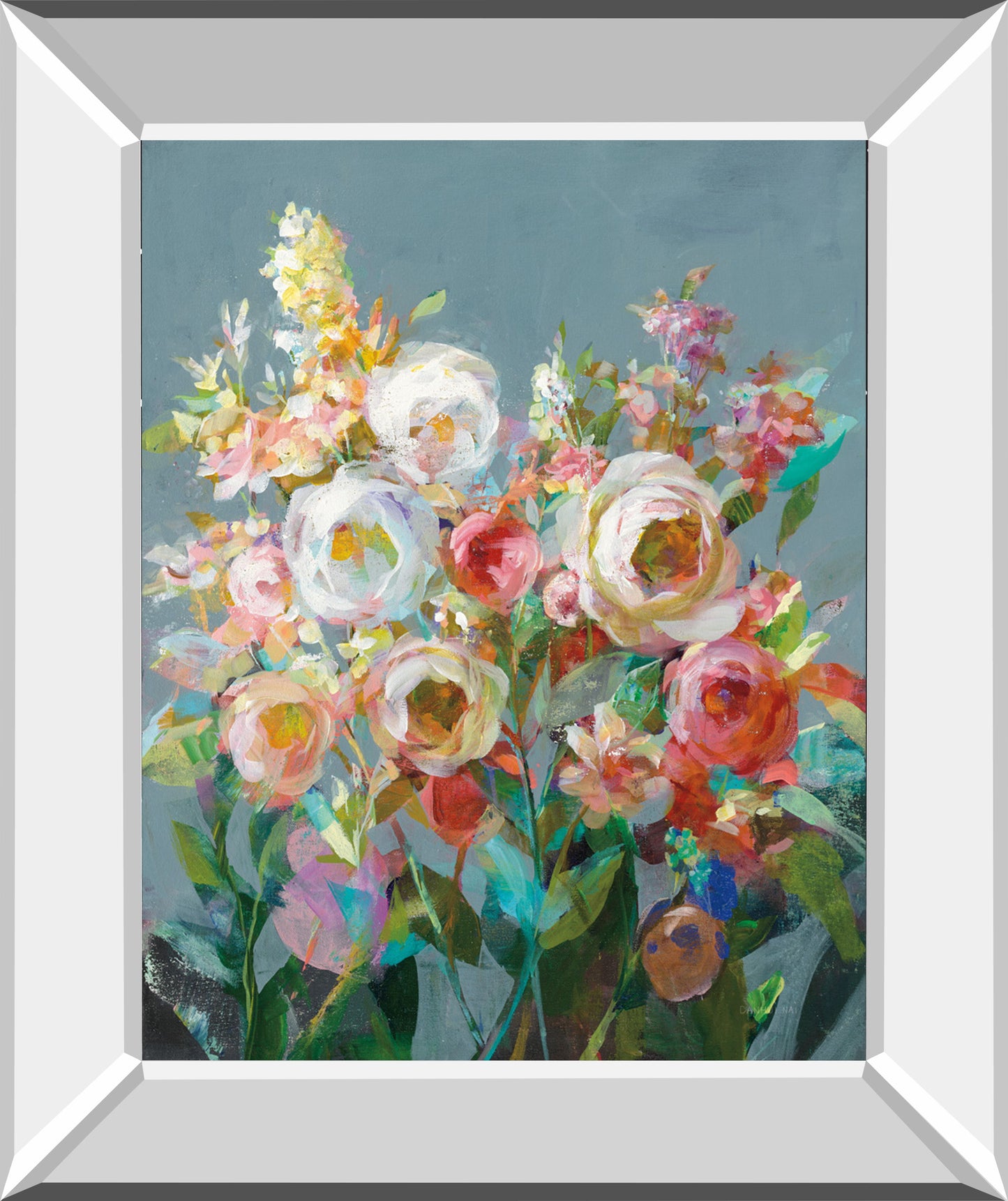 Joy Of The Garden I By Danhui Nai - Mirror Framed Print Wall Art