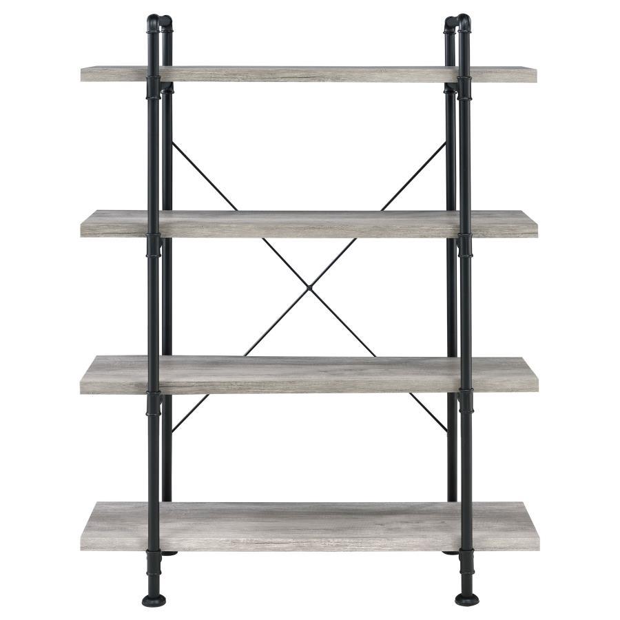 Delray - Bookcase - Pearl Silver