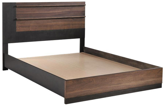 Azalia - Platform Bed - California King - Dark Brown