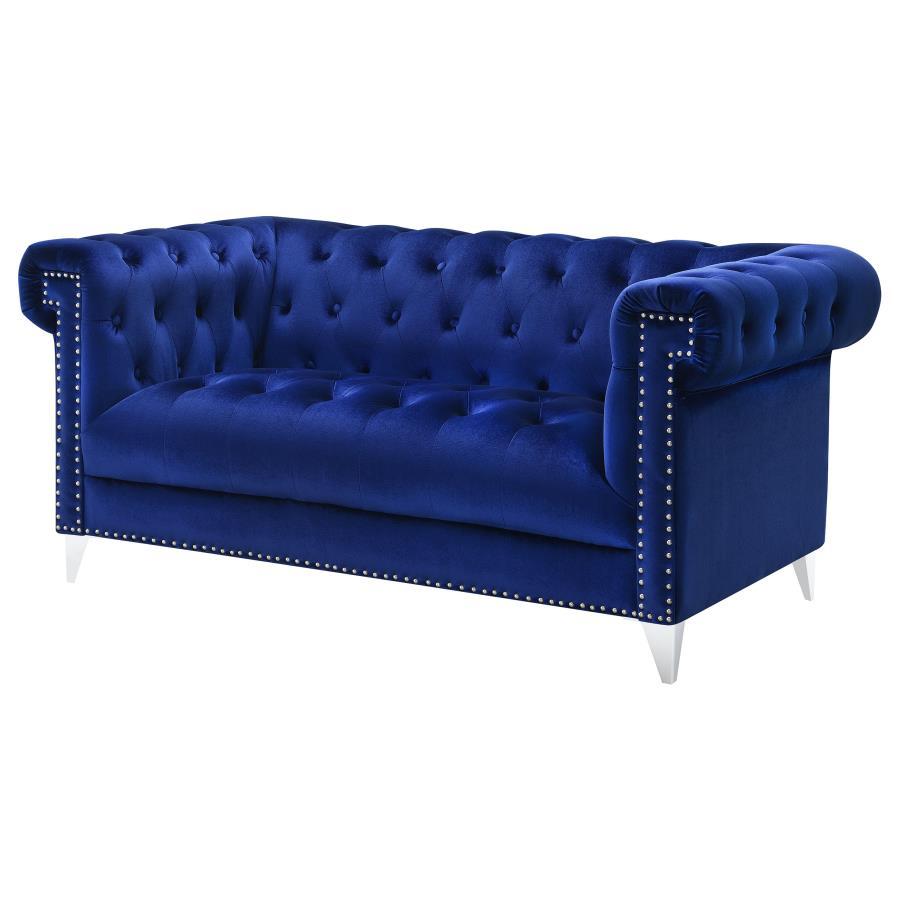 Bleker - Loveseat - Blue