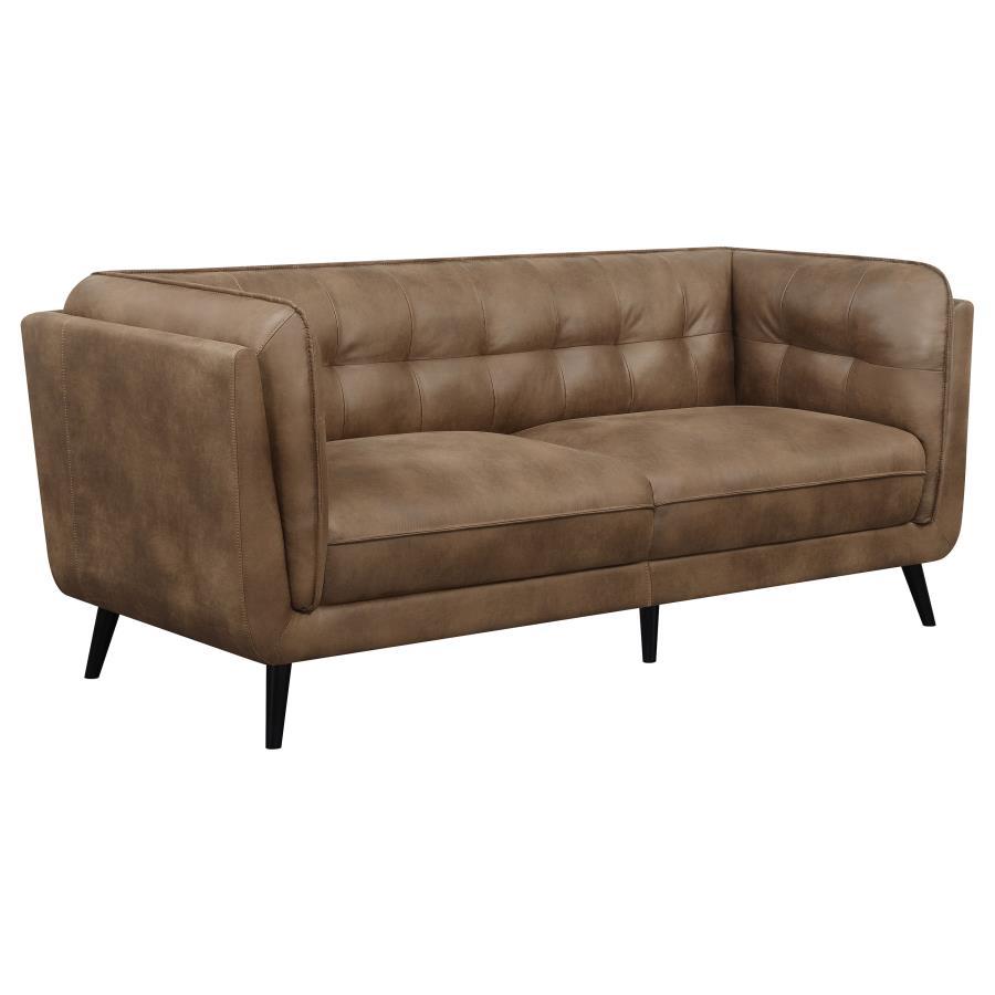 Thatcher - 3 Piece Set (Sofa, Loveseat, Chair) - Brown