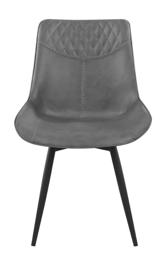 Brassie - Upholstered Side Chair (Set of 2) - Gray