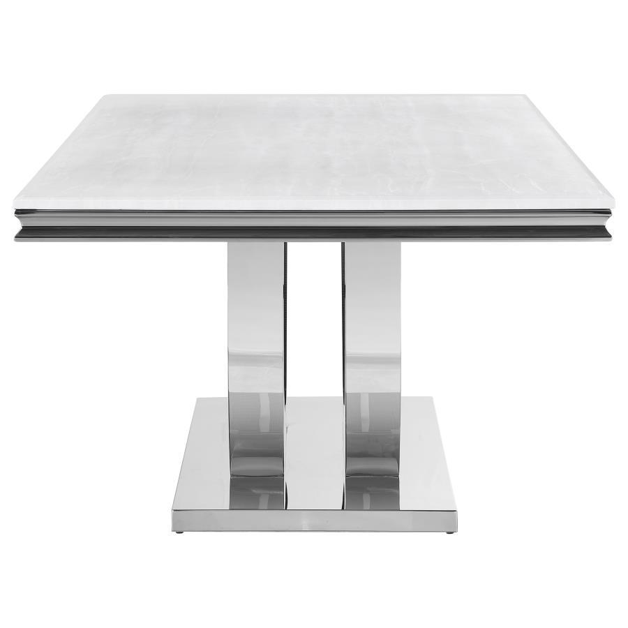Kerwin - Dining Table - Pearl Silver
