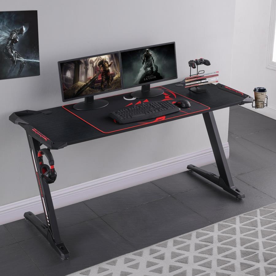 Brocton - Gaming Desk - Black