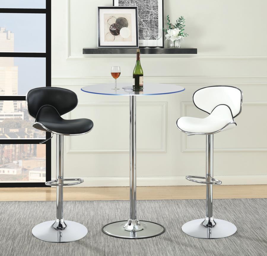 Coaster - Upholstered Adjustable Height Bar Stools (Set of 2)