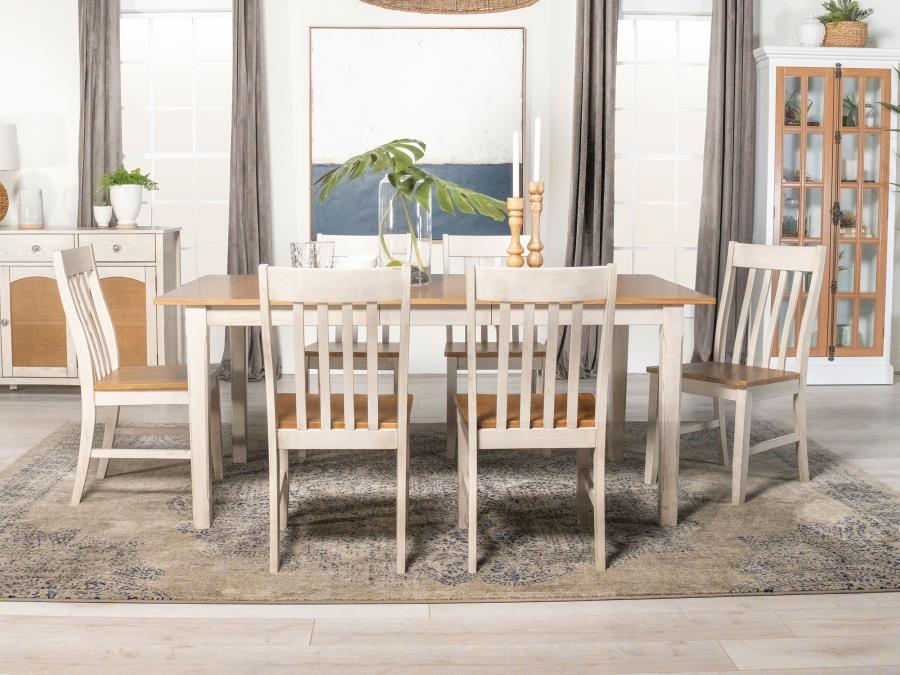 Kirby - Dining Table 7 Piece Set - White