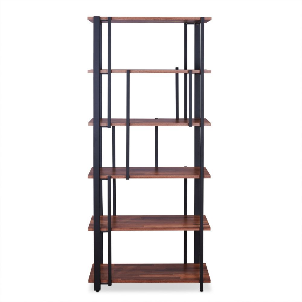 Sara - Bookshelf - Walnut & Sandy Black