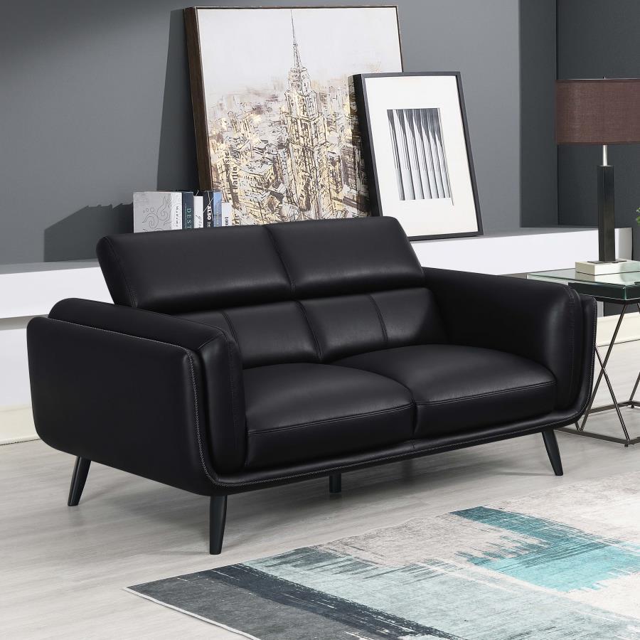 Shania - Loveseat - Black