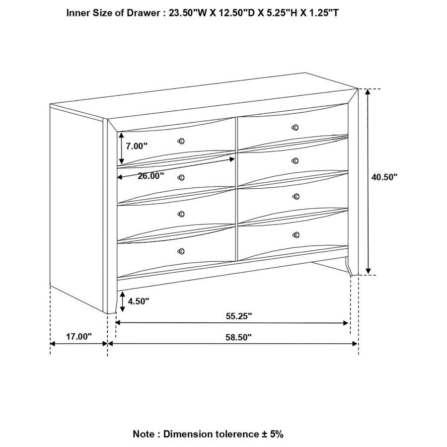 Briana - Dresser - Black