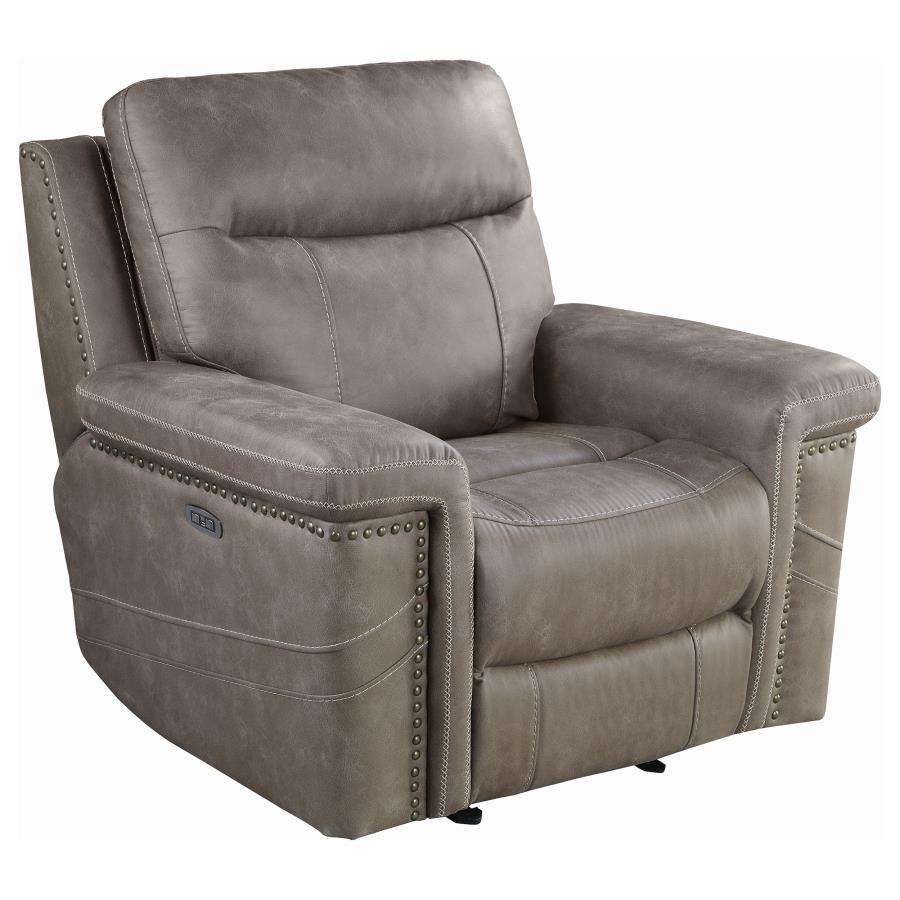 Wixom - Power Recliner - Light Brown