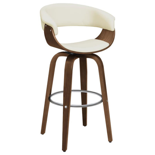 Coaster - Upholstered Swivel Bar Stool