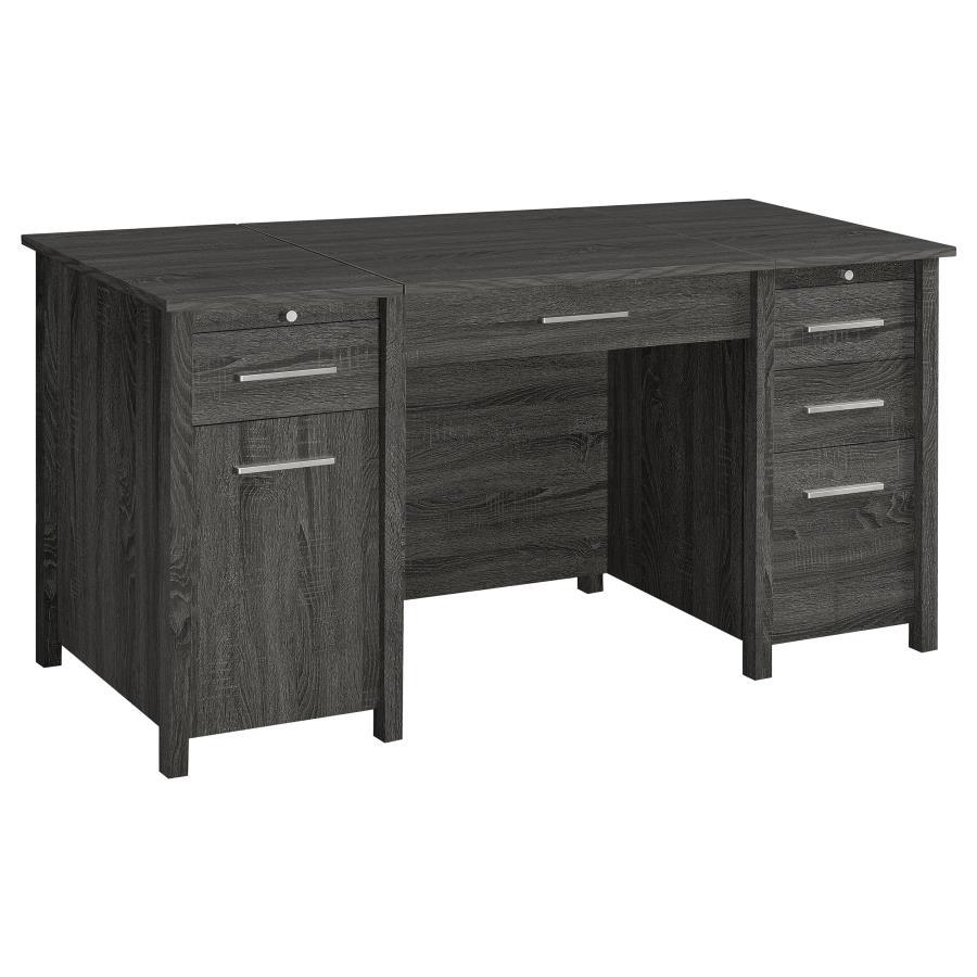 Dylan - Lift Top Desk - Gray