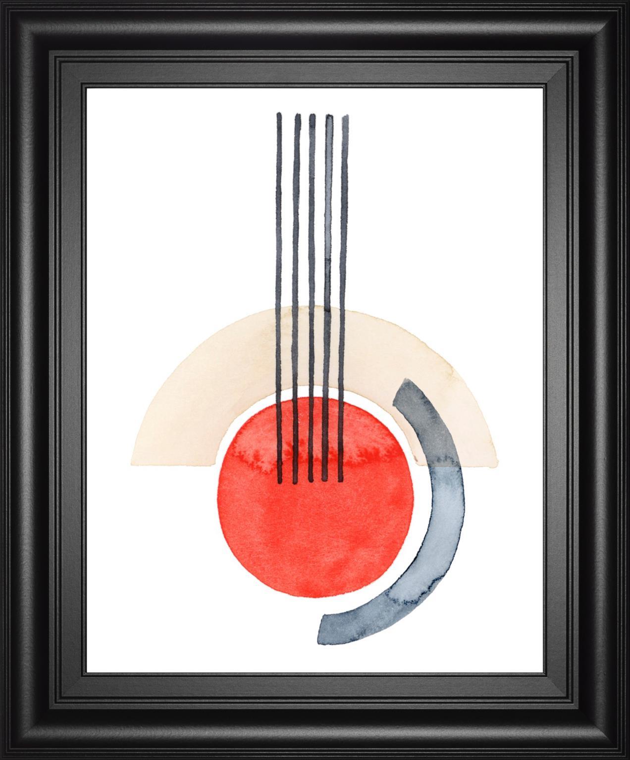 Deco Sunrise III By Grace Popp 22x26 - Red