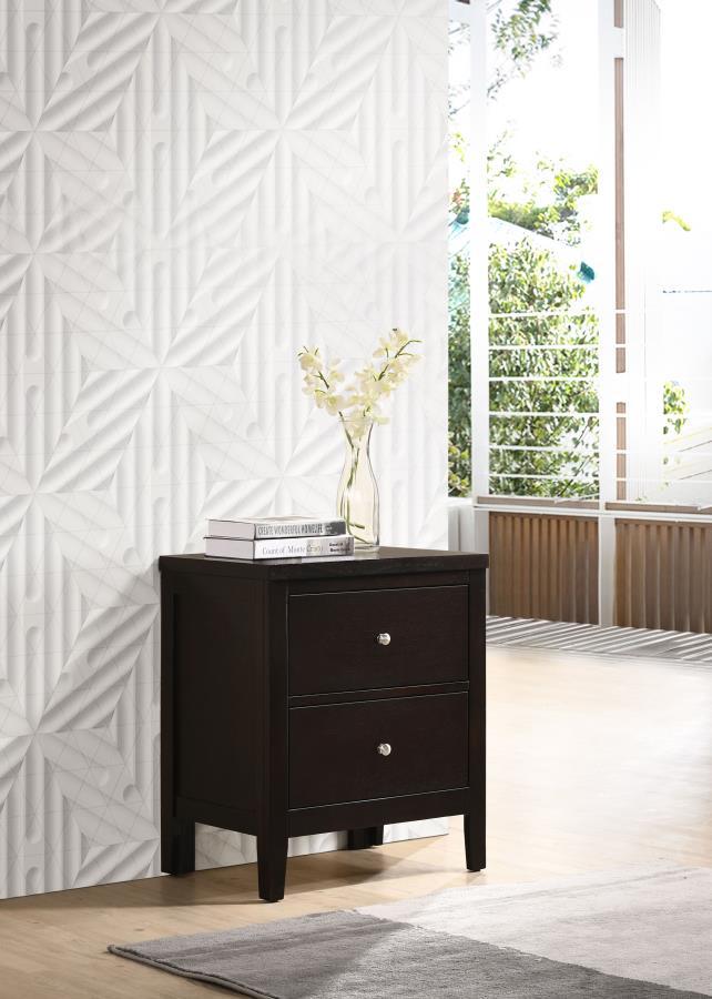 Carlton - 2-drawer Rectangular Nightstand