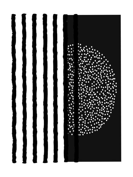 Framed - Chasing Dots II By Yvonne Coleman Burney