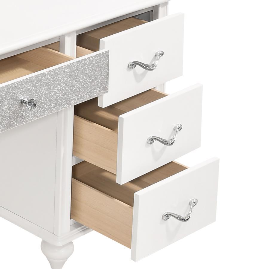 Barzini - Vanity Desk - White