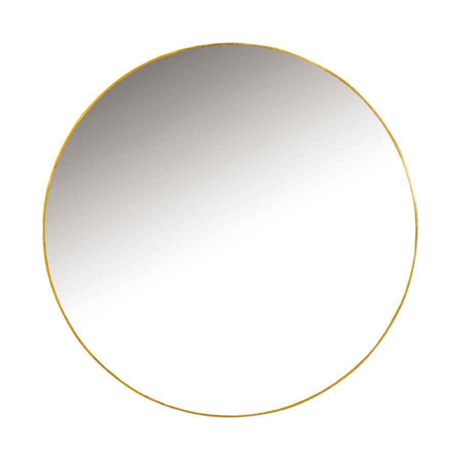 Hermione - Round Wall Mirror - Pearl Silver