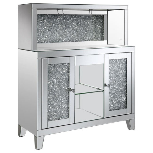 Wine Cabinet - Pearl Silver