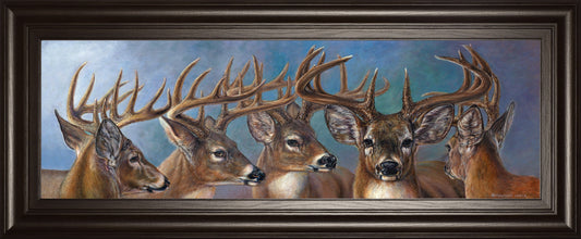 Five Bucks By Carolyn Mock - 18 x 42 Wall Art - Drak Brown