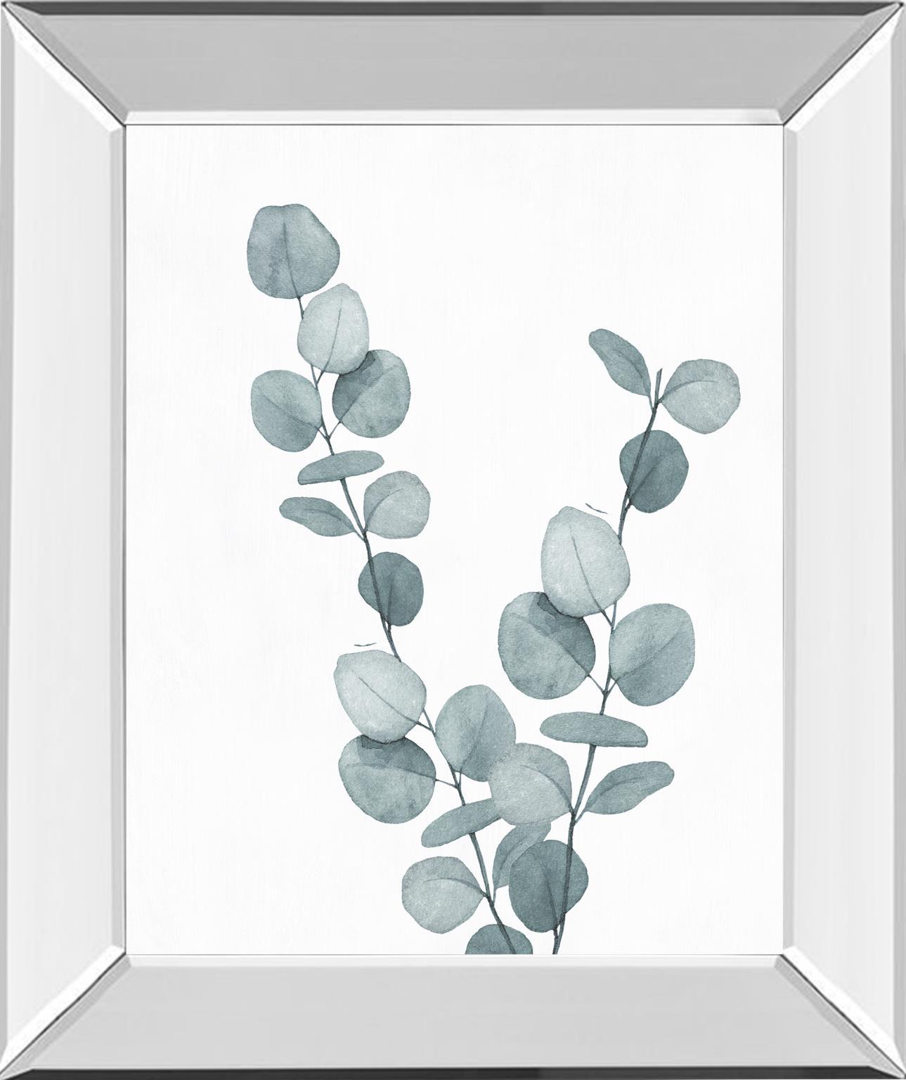 Blue Botanical Wash III By Conrad Knutsen - Pearl Silver