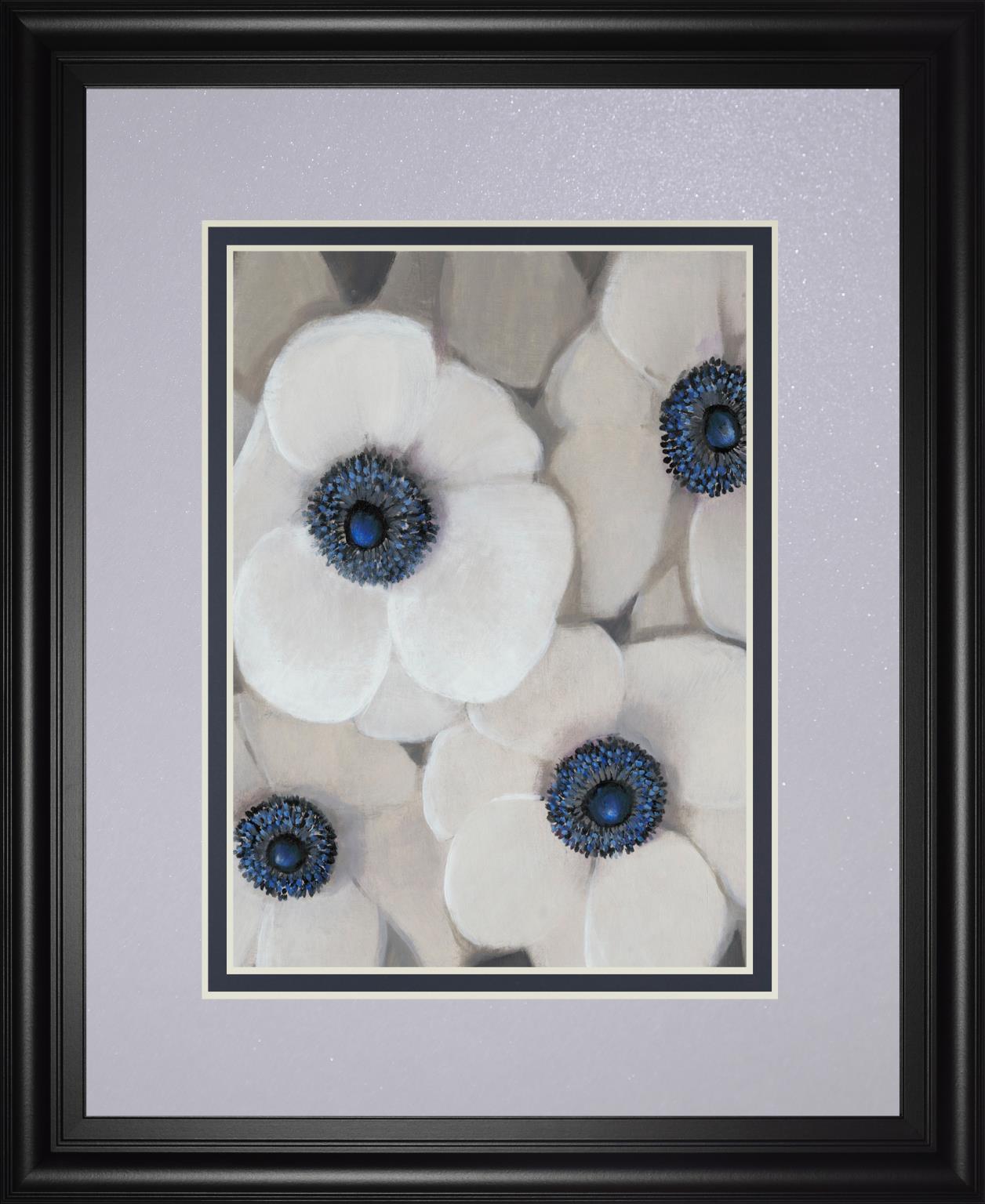 White Anemone II By Tim OToole 34x40 - Dark Gray