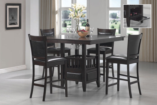 Jaden - 5 Piece Dining Room Set - Black