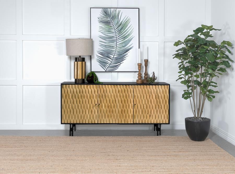 Accent Cabinet - Natural / Black