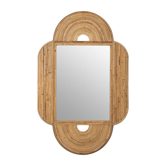 Rattan Rectangular Mirror 30 x 47" - Natural