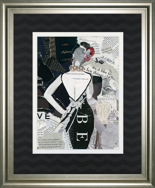 Fashion Mosaic II By Carol Robinson 34x40 - Black