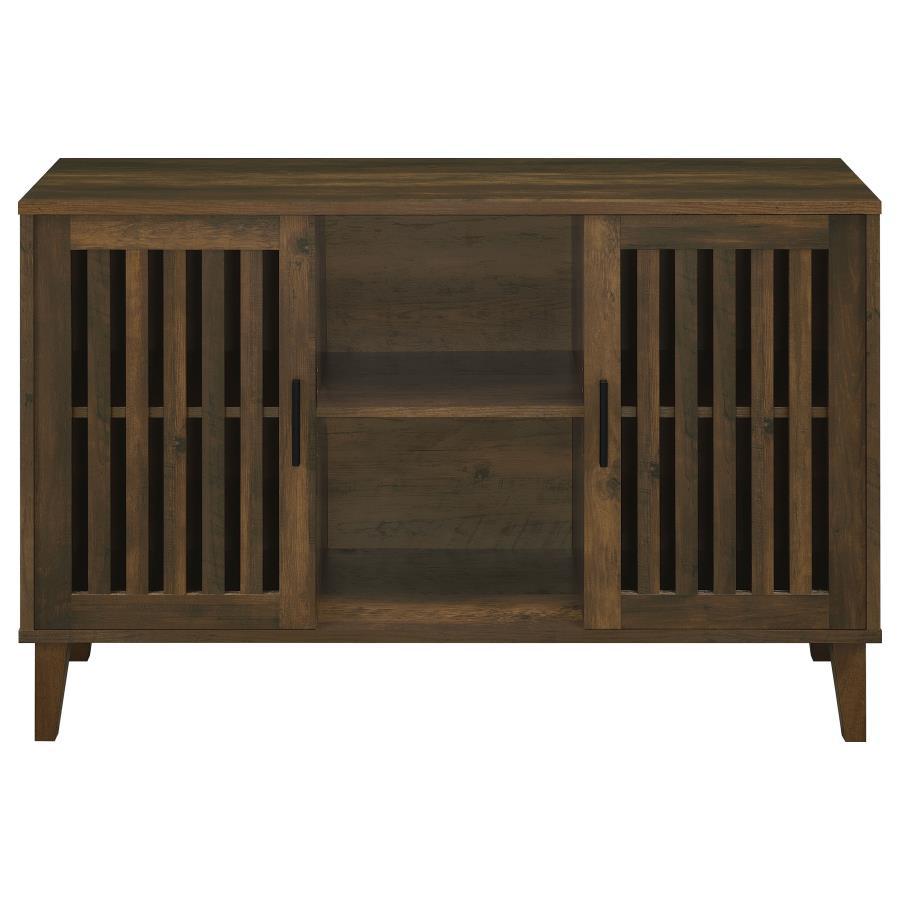 Accent Cabinet In Wood - Dark Pine