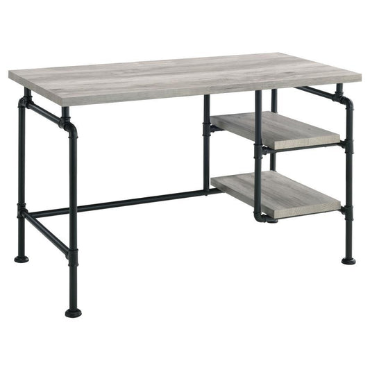 Delray - Writing Desk - Pearl Silver