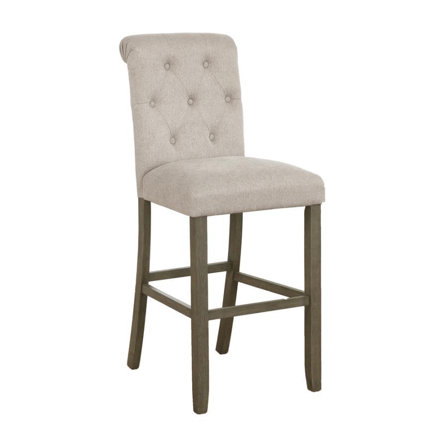 Coaster - Tufted Back Bar Stools (Set of 2)