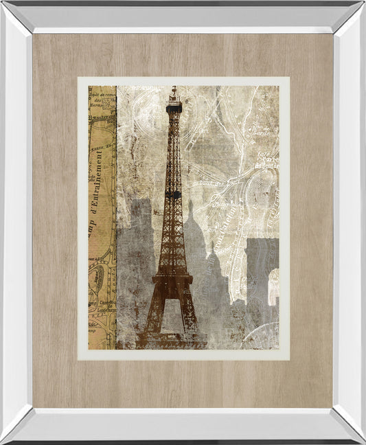 April In Paris By Mallett K Mirrored Frame