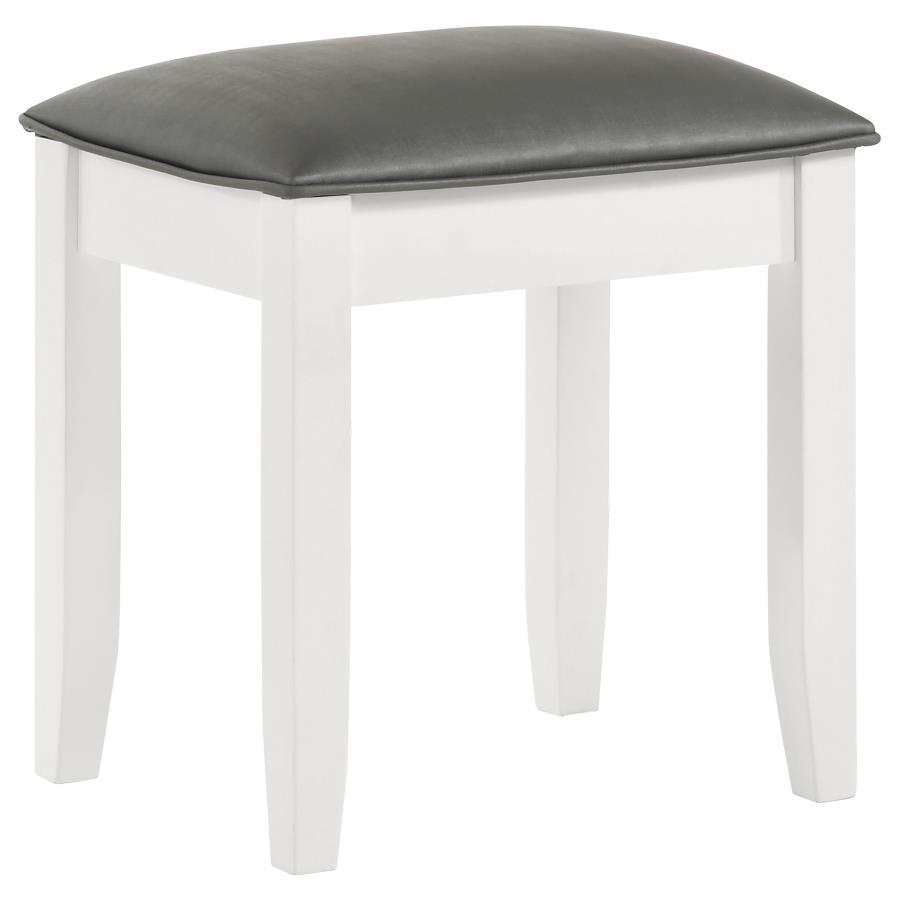 Barzini - Vanity Stool - Gray