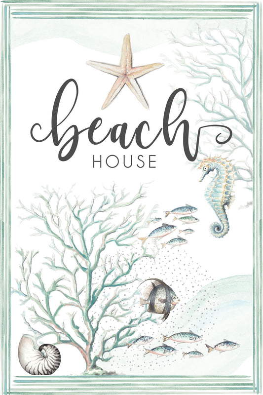 Framed - Beach House By Patricia Pinto