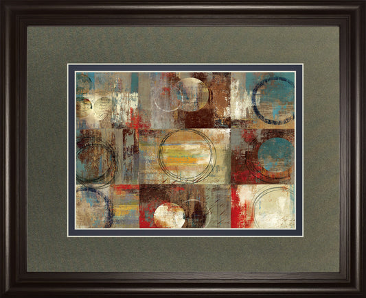 All Around Play By Tom Reeves - Framed Print Wall Art - Red