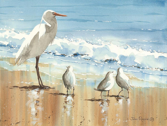 Framed - His Entourage By John Rossini