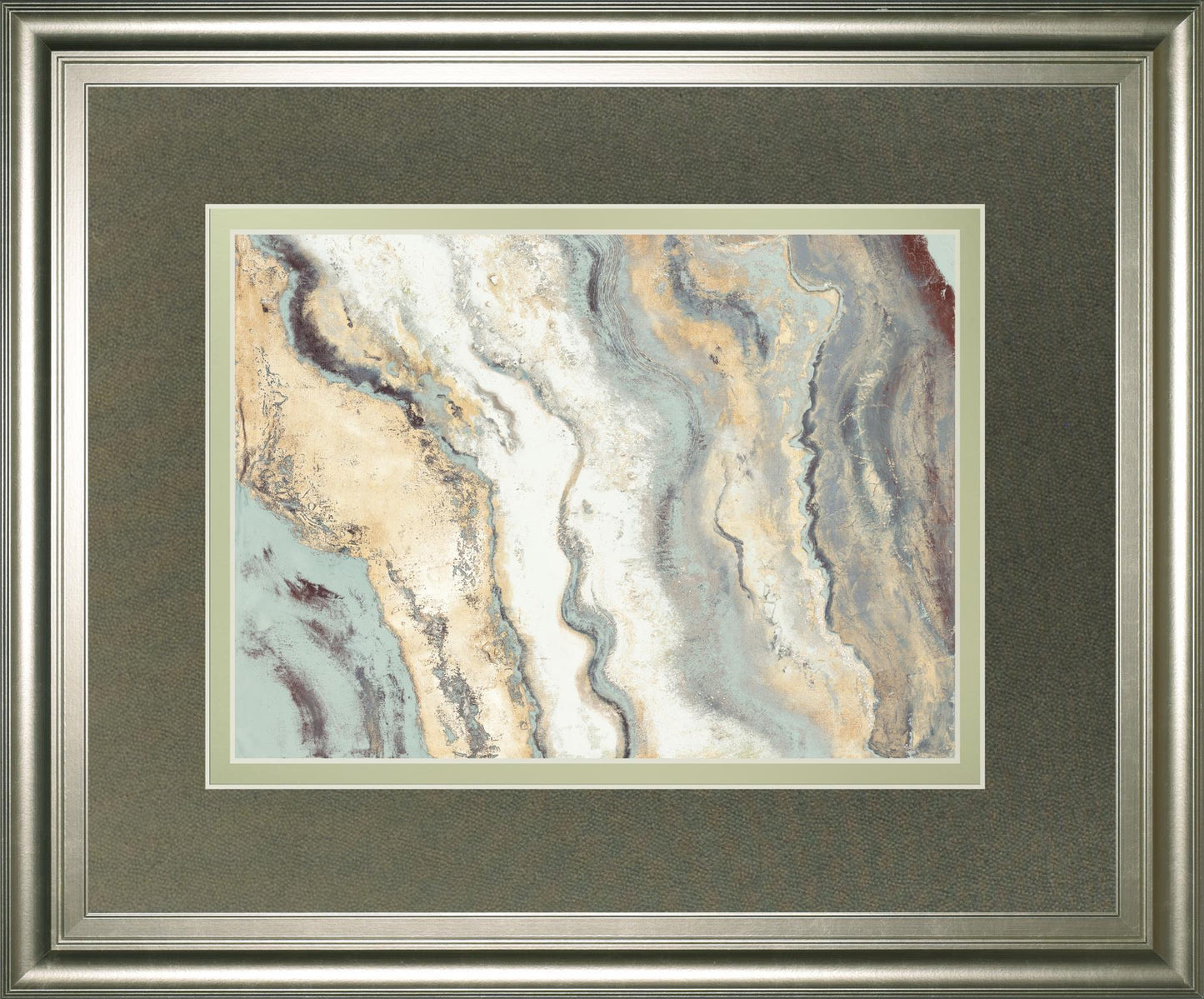 Cool Flow II By PatriciaPinto 34x40 - Pearl Silver