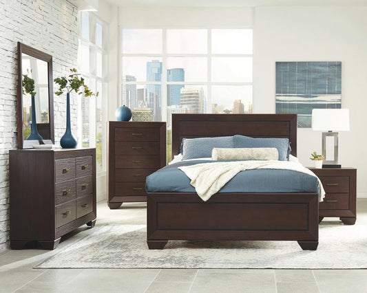 Fenbrook - Transitional Panel Bed Bedroom Set