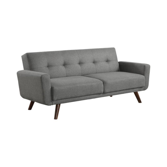 Hilda - Tufted Upholstered Sofa Bed - Gray