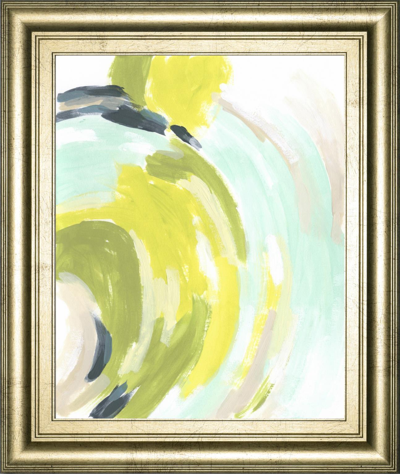 Tidal Vortex IV By June Erica Vess 22x26 - Yellow