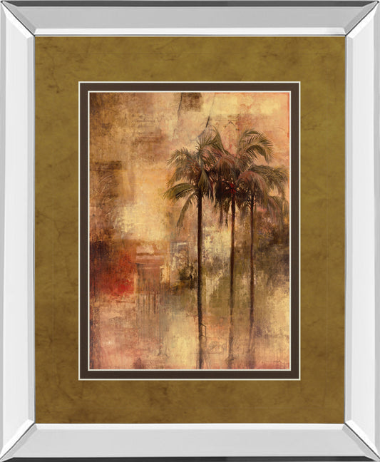 Tuscadero I By Douglas - Mirror Framed Print Wall Art - Dark Brown