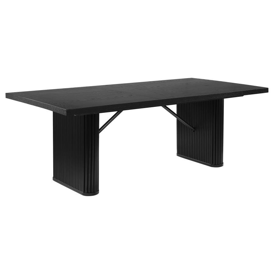 Dining Table 5 Piece Set - Black