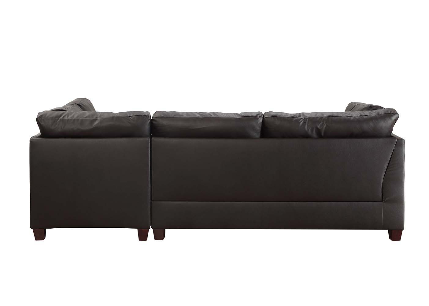 Laurissa - Sectional Sofa - Ebony PU