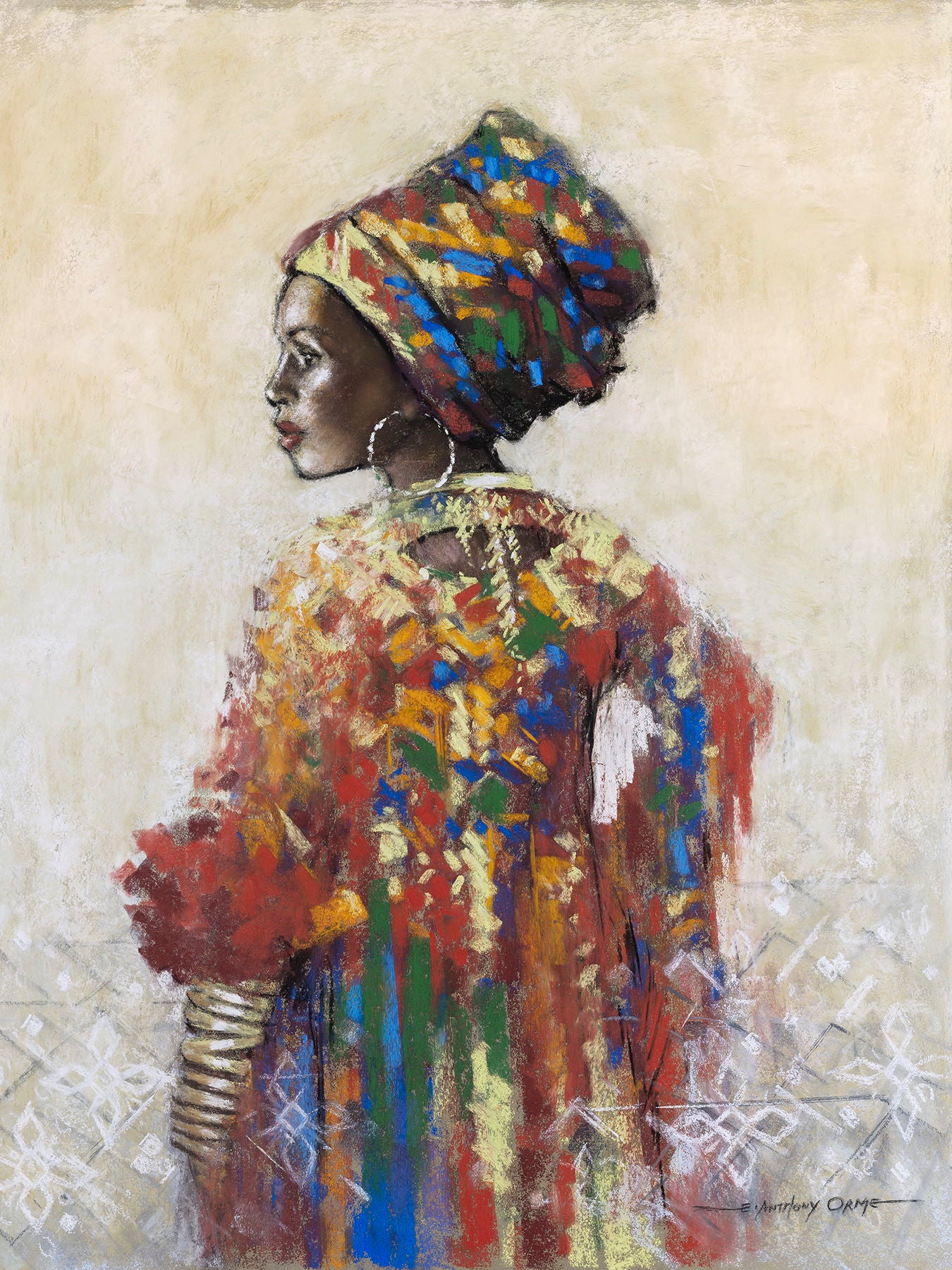 Framed - Celebration Of Beauty II By A. Orme