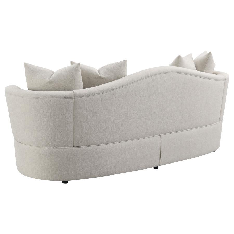 Kamilah - 3 Piece Living Room Set (Sofa, Loveseat, Chair) - White