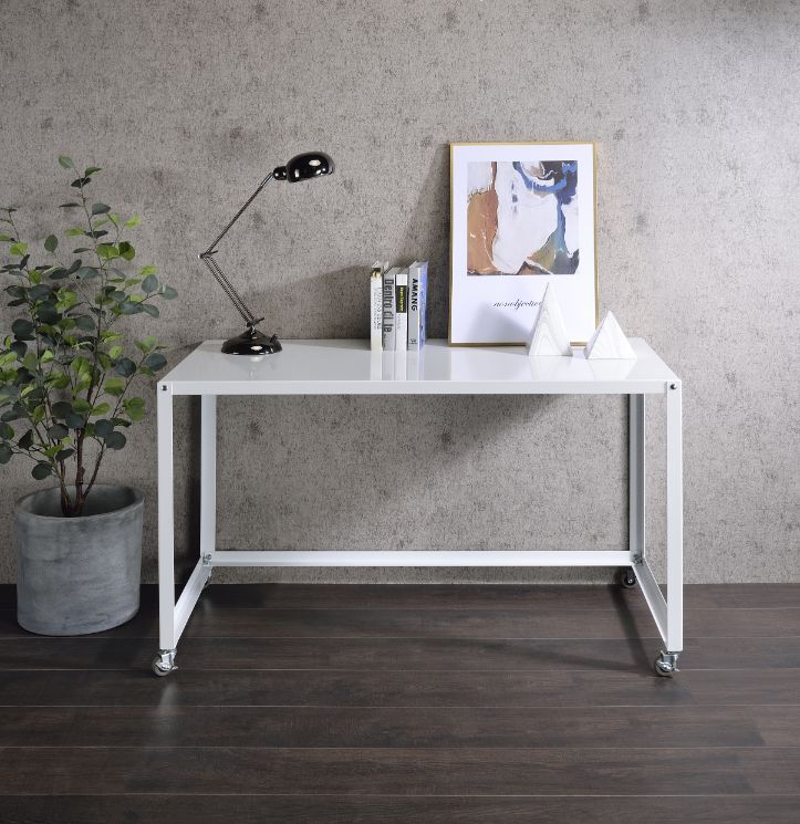 Arcano - Writing Desk - White Finish